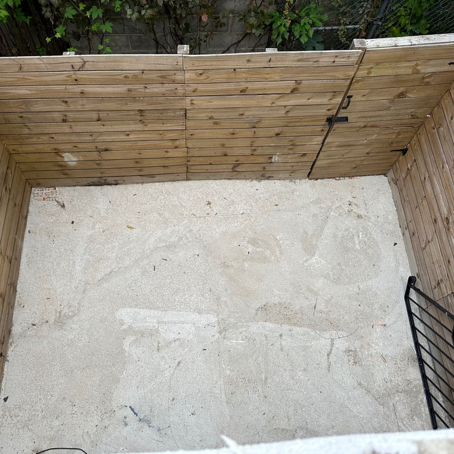 Beechwood rear yard, after