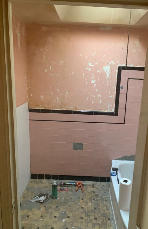 Cambridge bathroom, before