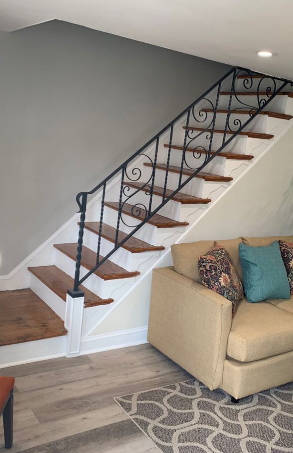 Cambridge staircase, after
