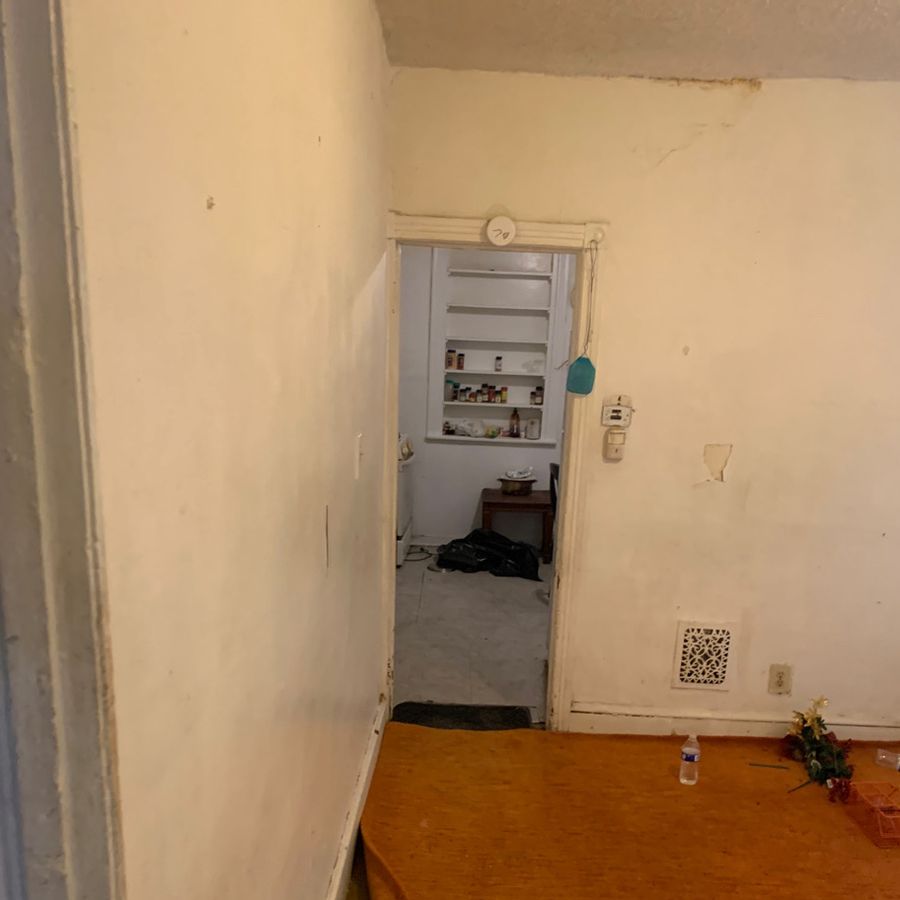 Peach before renovation
